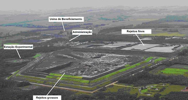 Local de estudo Mina do Verdinho Carbonífera Criciúma S/A