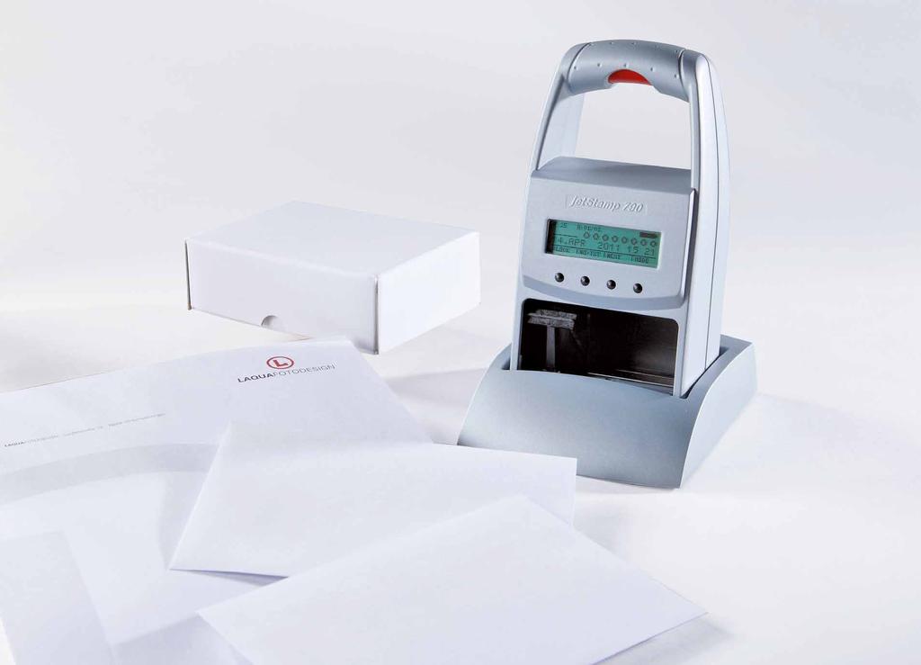 jetstamp 790/792 O flexível... Imprime de forma móvel, rápida e em todas as superfícies planas e não planas, formulários, pacotes de documentos e envelopes.