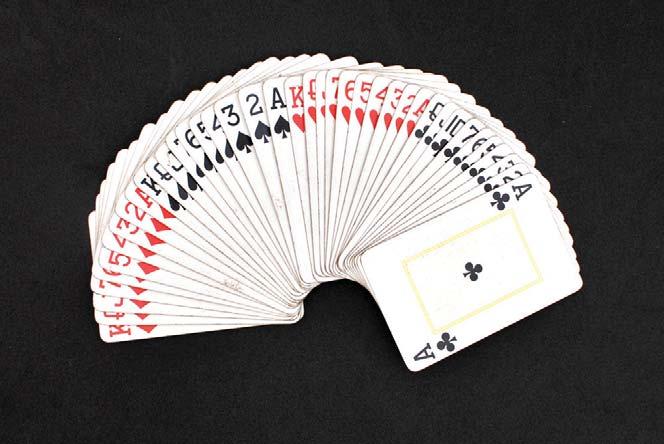 Material necessário 1 baralho sem cartas repetidas. Material alternativo Cartões numerados feitos de cartolina.