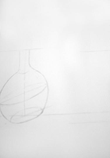 Desenho de observação de produto com uso de grafite Passo a passo Inicia seu desenho de observação com o arranjo do cenário que pretendes reproduzir.