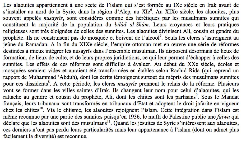 A administração colonial francesa face ao problema das minorias (8): os alauítas [FONTE: Chantal Verdeil,