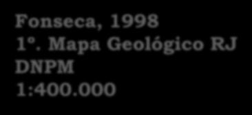 Mapa Geológico RJ DNPM 1:400.