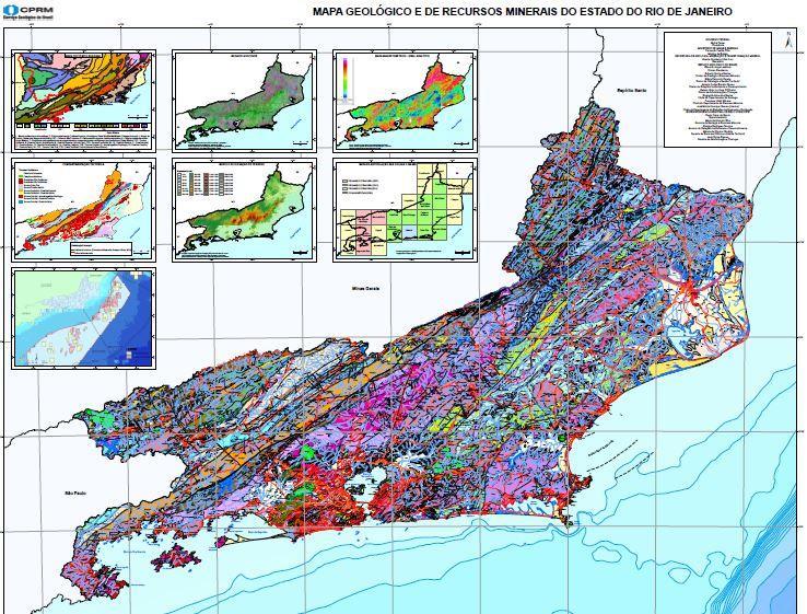 000 Mapa Geológico e de Recursos Minerais do Estado