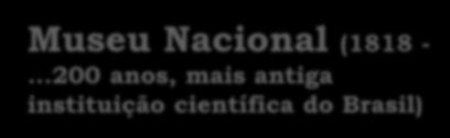 ..200 anos, mais antiga instituição