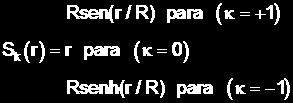 (coordenadas esféricas) Para Um espaço tridimensional com curvatura positiva tem um volume finito. O ponto com antípoda à origem (como no caso da superfície esférica).