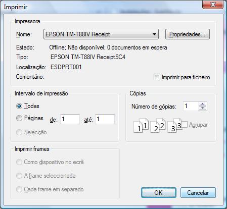 - Impressão em Talões de Venda Após configurar o seu Browser o KeyInvoice estará pronto a imprimir.