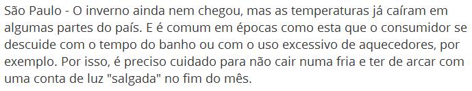 4) Considere o seguinte trecho de uma notícia publicada no dia /06/206 na página da revista Exame na internet: Fonte: http://exame.abril.com.