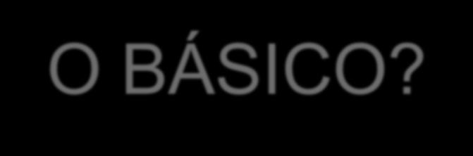 O BÁSICO? 4. Iniciação 2. Venda 1.