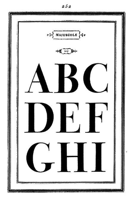 9 O tipo criado por Didot foi adotado nos anos seguintes para as publicações francesas e tornou-se no tipo de letra daquele país.