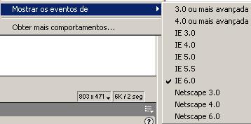 fig. 08 Passo 11: Agora vamos trabalhar com os Comportamentos, para isso Pressione SHIFT + F3 ou clique no Inspetor de Design, guia de Comportamentos.