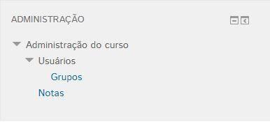 O grupo do qual você participa também poderá estar incluído em um agrupamento. A configuração de agrupamento representa um conjunto com mais grupos integrados, que podem interagir entre si ou não.