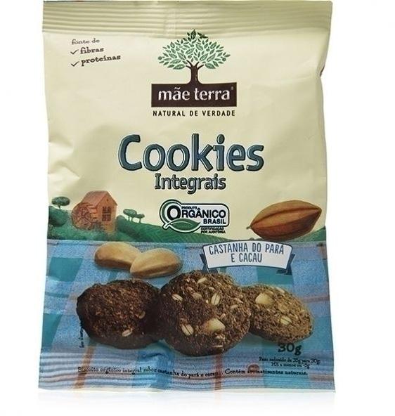 Cookies integrais, Castanha do Pará e Cacau Mãe Terra Gostou? Compre mais aqui: http://goo.