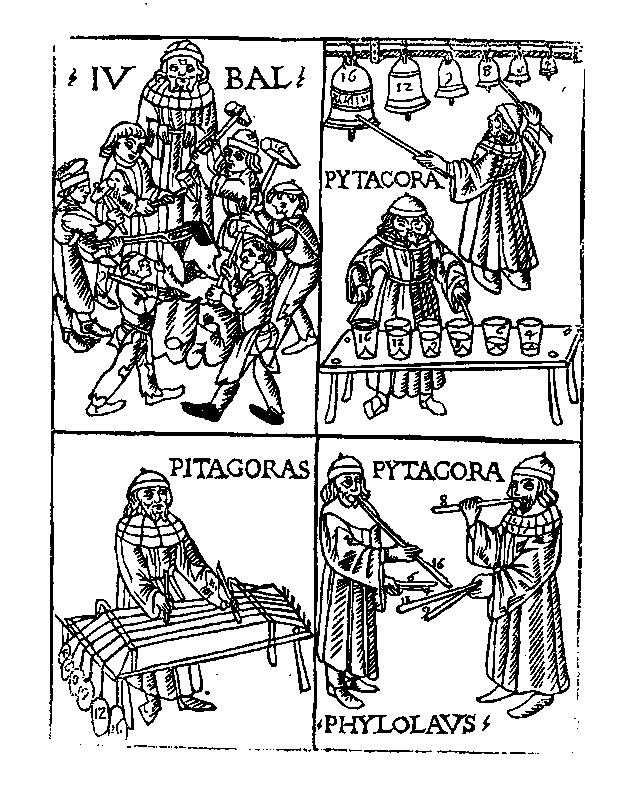 Página 5 de 13 Pitágoras estudou o vínculo entre o som, o espaço e a matemática. Platão (427 a.c. - 347 a.c.) elaborou o pensamento pitagórico, vinculando matemática e misticismo na tentativa de compreensão humana do universo.