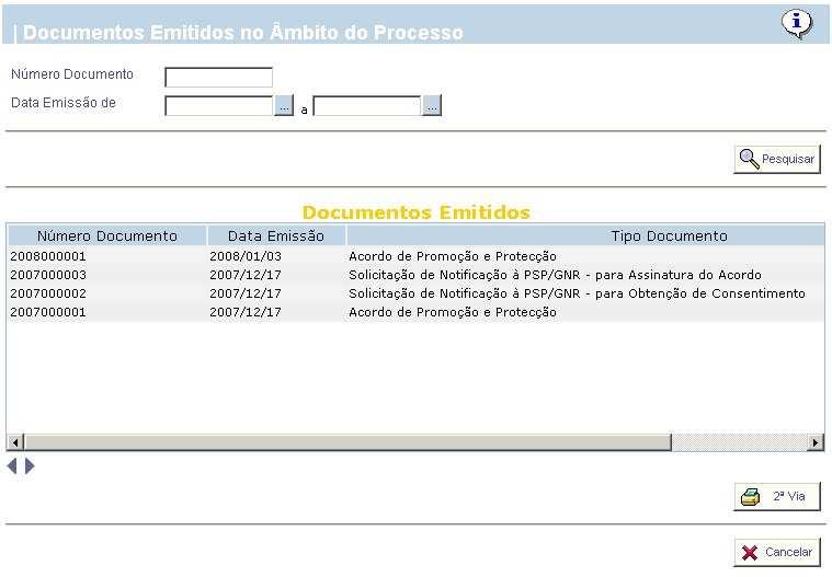 referente ao registo do Documento Associado. 3.1.4.11 