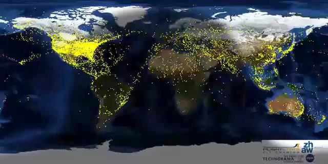 Global air traffic control in 24 hours Fonte: Flight Global (http://www.