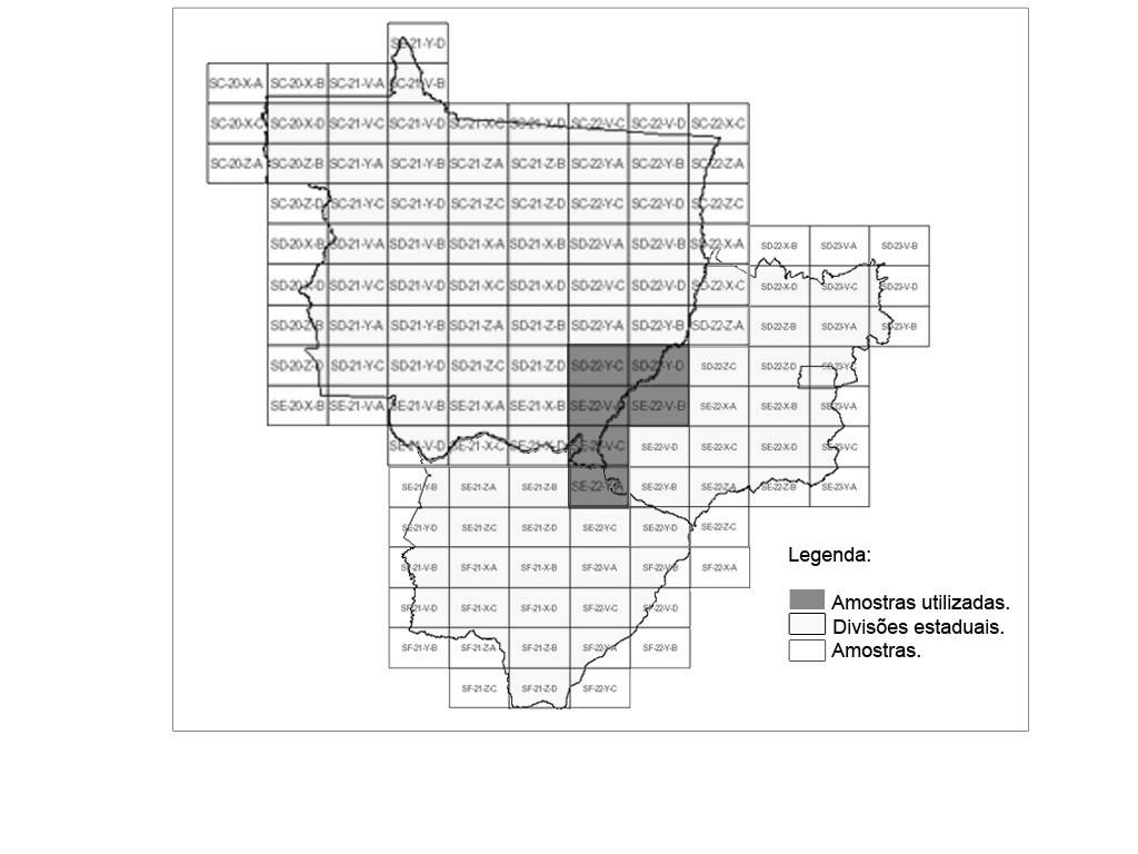 Em seguida, foi realizado o recorte da bacia do Alto-Araguaia através da análise do relevo da região.
