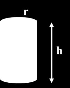 (4/3)πr³ Cilindro circular