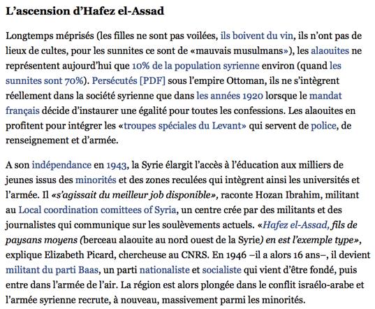 A chegada de Hafez el-assad e dos