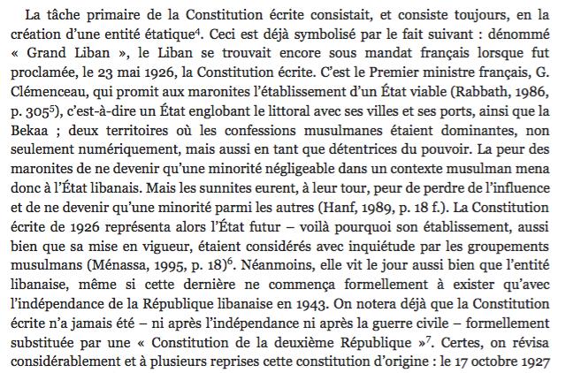 Uma instável democracia étnico-religiosa (4) [FONTE: Cordelia Koch, La Constitution