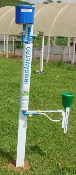 MATERIAIS E MÉTODOS Uma equipe de pesquisadores da Universidade Federal de Viçosa (UFV) desenvolveu o Irrigâmetro (Figura 1), para uso no manejo da água de irrigação.