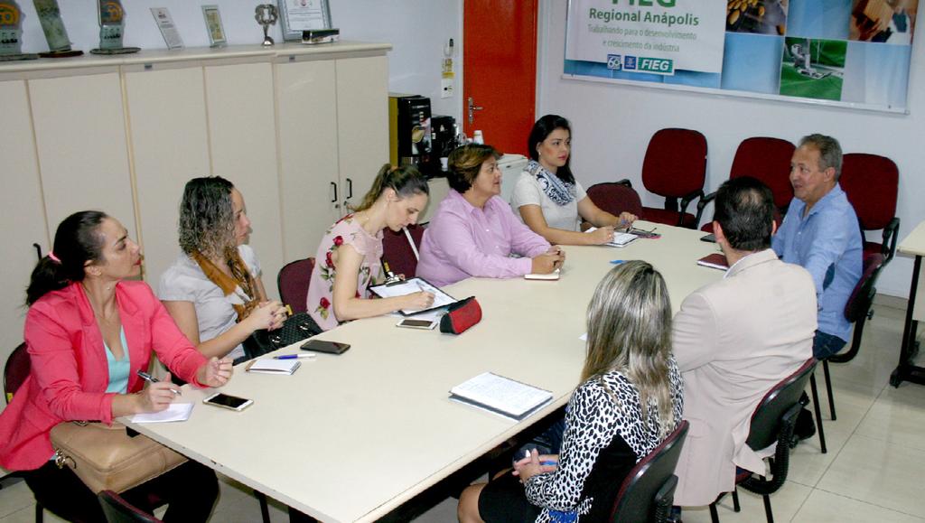 SINDIFARGO Reunião do GEAR trata de visita da Anvisa em Anápolis Durante reunião ocorrida no último dia 12/05, o Sindicato das Indústrias Farmacêuticas no Estado de Goiás (Sindifargo), através do