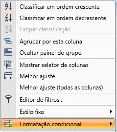 Formatação Condicional Serve para análise de dados de forma visual.