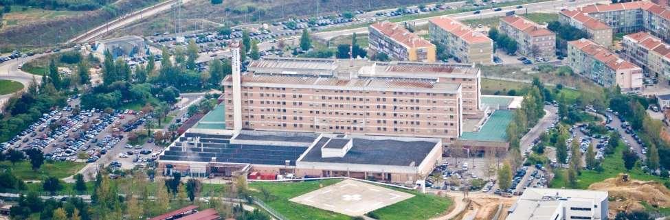 Hospital Garcia de Orta Localização: Portugal - Almada Data início / fim: 1988 / 1991 Valor: 24.961.398 Hospital com 629 camas distribuídas por 6 edifícios, com 3, 7 e 8 pisos de altura.