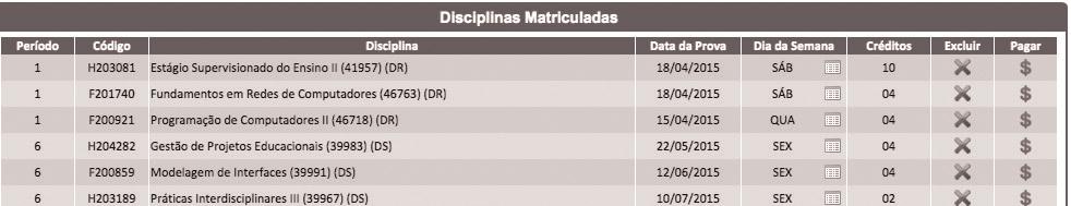 Você já selecionou a disciplina acima do limite de créditos. E agora?