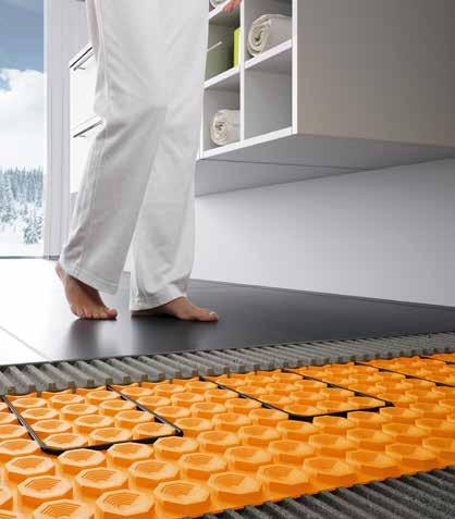 Aplicações no pavimento: ypara a climatização de pisos de cerâmica em salas de estar e casas de banho, como complemento para um sistema de aquecimento completo (áreas para andar descalço) yem