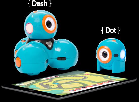 dash and dot Robô que ensina programação por meio de diversas interações.