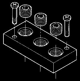 (Utilizados para Isolar os Orifícios 1, 3 e/ou 5 entre Duas Bases Manifold) Composição: Plugs e "O"Rings B3 B4 PS2919P PS4519F B5 PS2819P B3 PS2920P (NPT) PS2921P (G) Placa Cega para Válvulas e