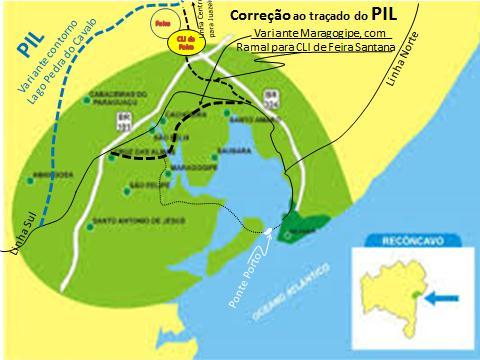 Opções de Variantes Ferroviárias de Transposição do