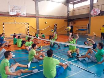 Dia Paralímpico na Escola, que se realizou no Agrupamento de Escolas D. João II.