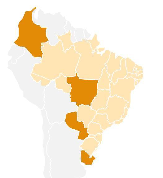 PLANO DE INVESTIMENTO (base 2012) Colômbia Planta de abate e desossa Aug/15: Conclusão do processo de aquisição do Frigorífico Red Cárnica Brasil Expansão da distribuição Abertura de 2CDs no Brasil