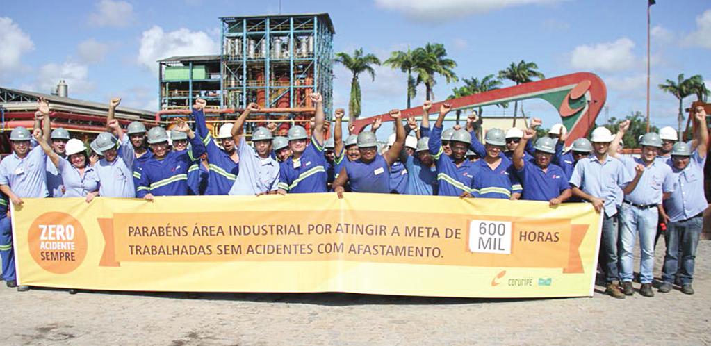Zero Acidente Sempre reduz ocorrências na Coruripe em 94% A busca pelo zero acidente tem sido um desafio para a Usina Coruripe, com sede em Alagoas, e quatro unidades industriais no Triângulo Mineiro