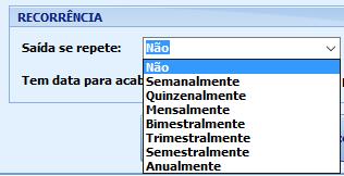 Campo: BANCO/CONTA DEBITADO Selecionar o Banco/Conta onde o valor foi debitado. O CAIXA INTERNO já é cadastrado automaticamente pelo sistema.