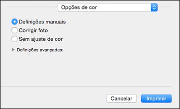 Para imprimir somente páginas selecionadas de um documento de múltiplas páginas, selecione uma opção no menu suspenso Páginas para Imprimir.