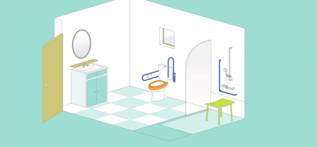 A torneira deve ser única e tipo alavanca. A zona do duche requer a máxima atenção. A sua utilização é mais simples para regular a temperatura, assim como ligar e desligar a água.