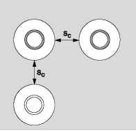 Figura A6: Disposição em grupo A 1.2 Paredes flexíveis ou rígidas de acordo com o ponto A1.1.1 - espessura mínima da parede de 100 mm A 1.2.1 Junta em vazio (sem serviços) * Detalhes da construção (consulte os símbolos e abreviaturas em A.