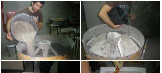 Estudo Experimental Preparação Fabrico dos moldes Sequência da operação de fabrico dos modelos: 1) Secagem dos