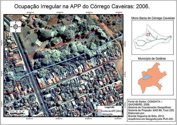 construções residenciais e comerciais bem próximas ao leito do manancial, quando delimitadas as Áreas de Preservação Permanente (figuras 03 e 04). Figura 03 Ocupação irregular da APP.