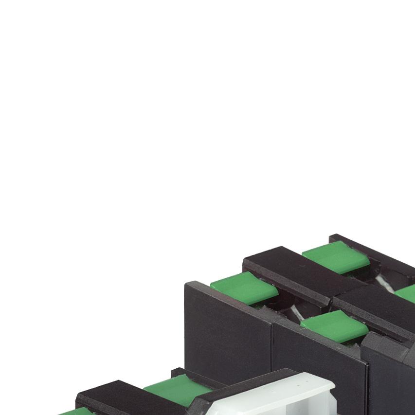 Elementos de comando e sinalização para baixa potência Construção robusta em termoplástico Moldura redonda (furos ø22 ou 30mm) e quadrada (furos ø22mm) Operadores tipo botões, emergência, seletores e
