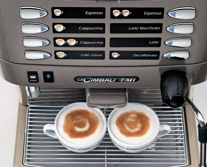 Cimbali has been producing espresso and cappuccino machines since 9.