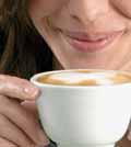 Cappuccinos and other milk based beverages can be prepared at the simple touch of a button: frothed milk and coffee are delivered into the same cup according to the programmed doses.