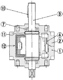 º Descrição Material 1 2 3 4 5 6 7 8 9 11 Cobertura (A) Cobertura (B) Alavanca do íman Bloco de fixação Bloco do detector (A) Bloco do detector (B) Íman Braço Tampa de
