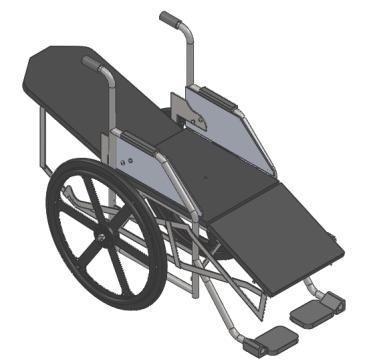 Projeto: Cadeira de Rodas com Encosto e Apoio para os Pés Reclináveis Pessoas com dificuldade de locomoção, devido a acidentes ou paraplegia, necessitam mudar de posição na cadeira para que se sintam