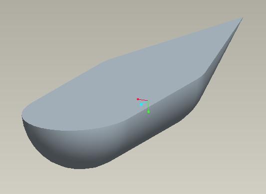 corpo principal e uma seção posterior constituída de um cone.