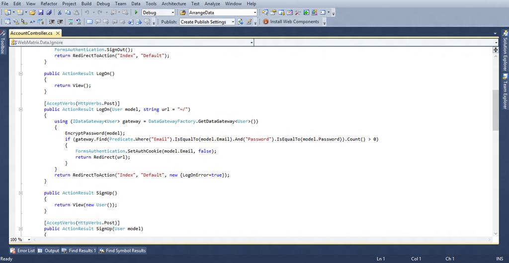 Figura 42: Microsoft Visual Studio 2010 5.4.2 Paint.NET Para o tratamento de imagens, será utilizado o Paint.