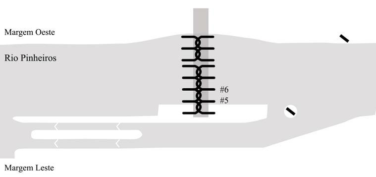 Diagrama 4b Curto Prazo (continuação) Implantação da unidade #6 no local da eclusa existente, após a