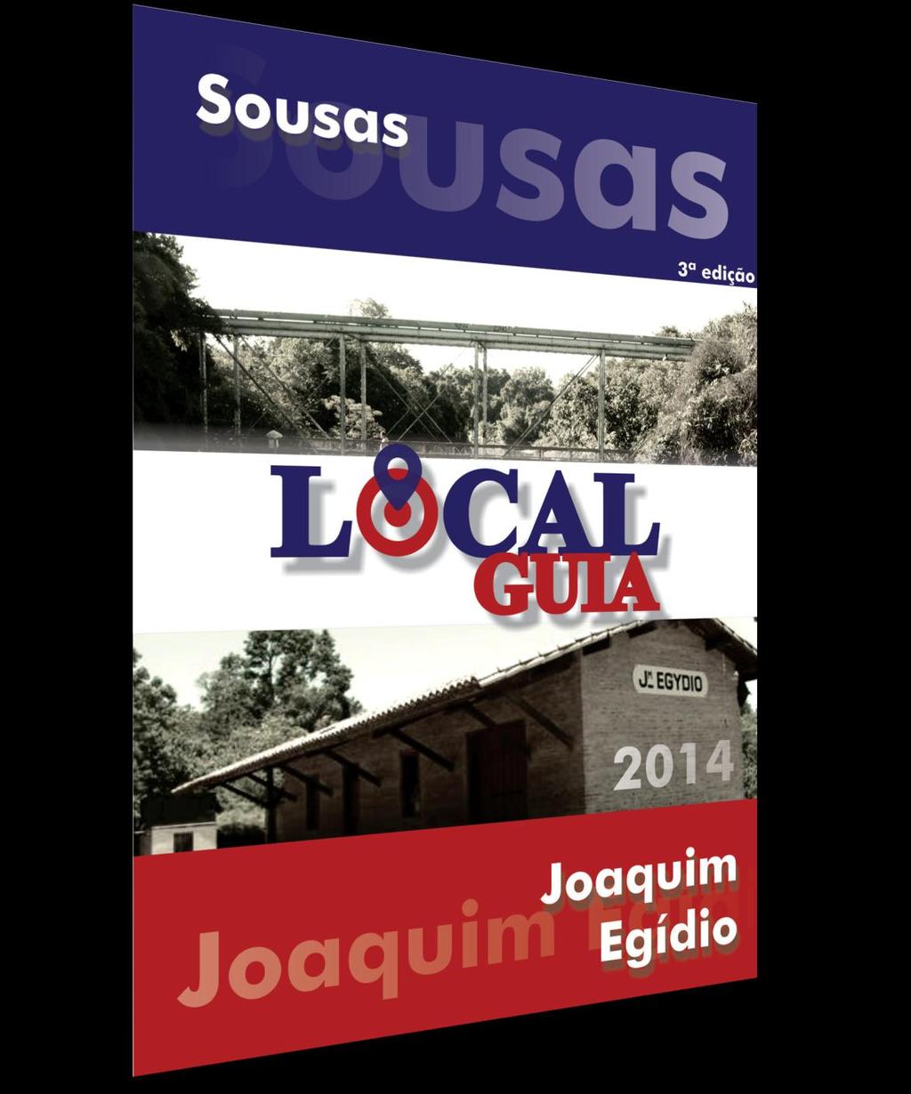 Guia Local O Guia, de fácil manuseio, é composto por 51 páginas em formato de revista.